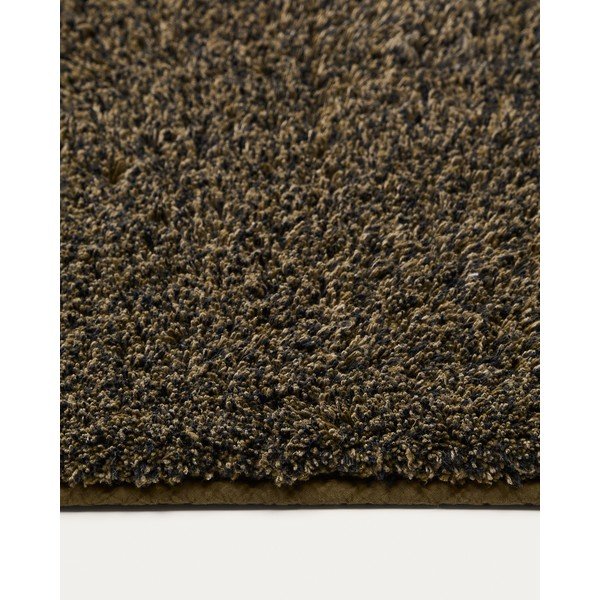 Kaki zelena kupaonska prostirka 50x70 cm Coper – Kave Home-image-2