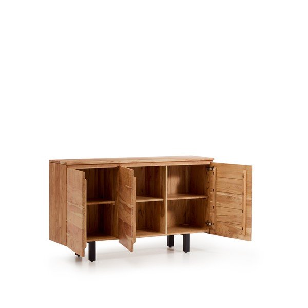 Komoda od masivnog bagrema u prirodnoj boji 150x88x40 cm Uxue – Kave Home-image-3