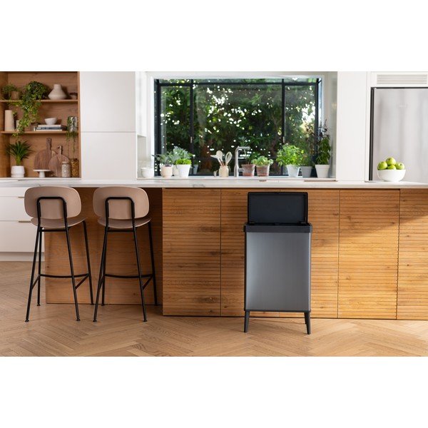 Plava kanta za smeće na dodir od reciklirane plastike 54 l Verto High – Curver-image-3