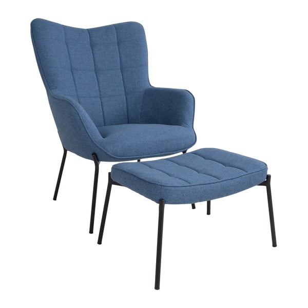 Plava fotelja House Nordic Glasgow-image-4