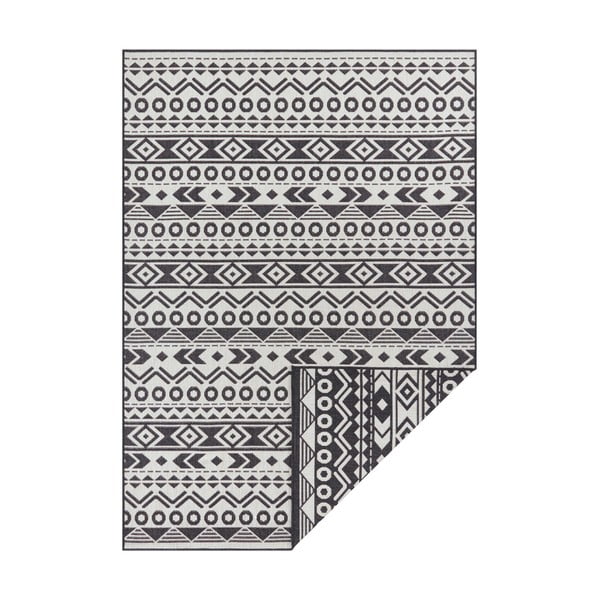Crno bijeli vanjski tepih Ragami Roma, 200 x 290 cm