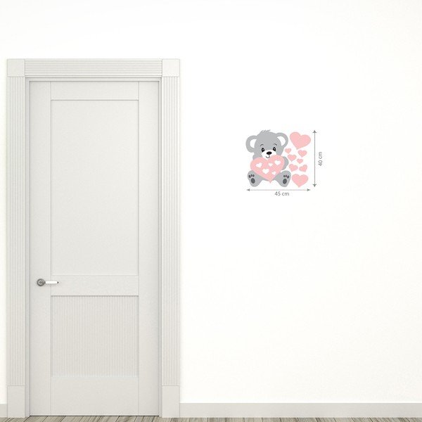 Zidna naljepnica Ambiance Teddy Rose-image-1