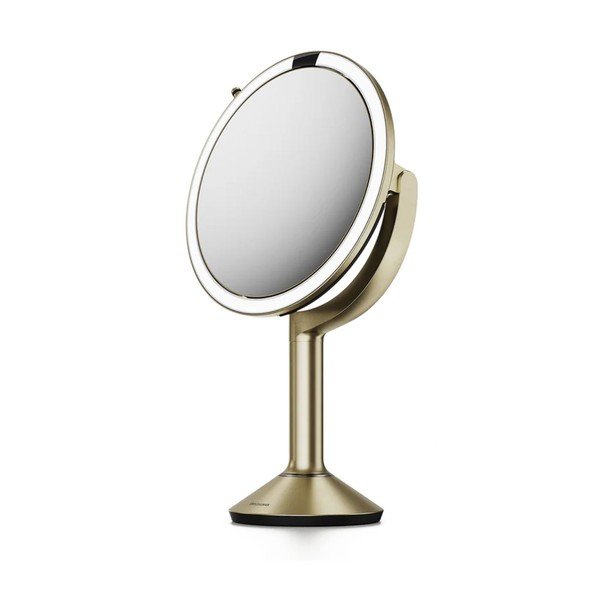 Kozmetičko ogledalo s osvjetljenjem/povećavajuće (s povećanjem 5x/s povećanjem 10x) ø 20 cm Trio – simplehuman