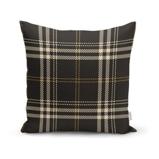 Crno-bež ukrasna navlaka za jastuk Minimalist Cushion Covers Flannel, 45 x 45 cm