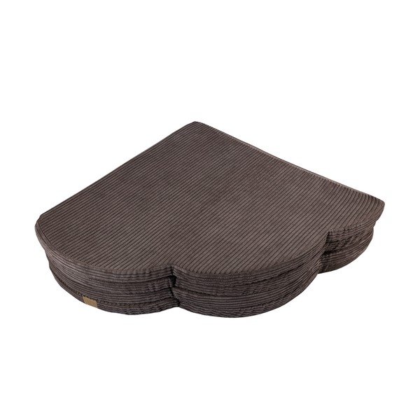 Smeđa dječja podloga za igru 160x160 cm – Meowbaby-image-4