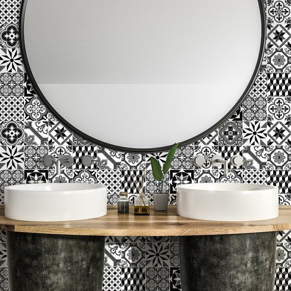 Set od 24 zidne naljepnice Ambiance Chikito, 10 x 10 cm-image-3