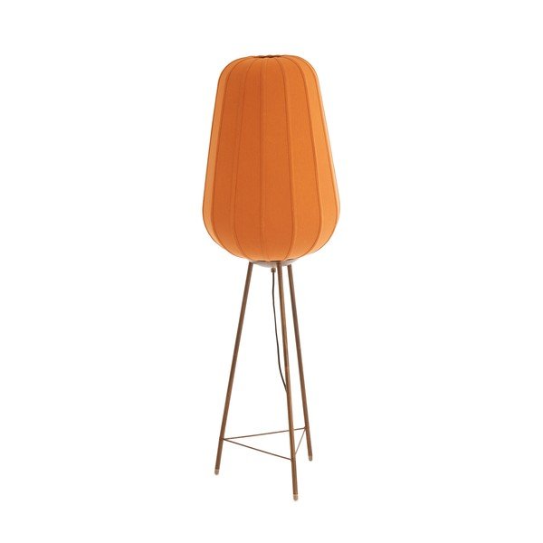 Stojeća svjetiljka boja terakote s tekstilnim sjenilom (visina 133 cm) Bibury – Light & Living