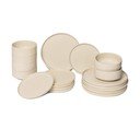 18-dijelni set krem posuđa od kamenine Bonami Selection Malia