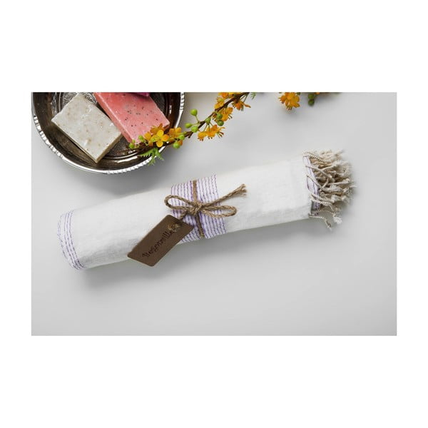 Hamam ručnik Shirred Lilac, 100x180 cm