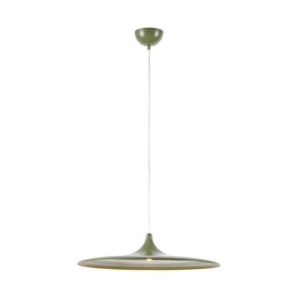 Zelena metalna LED viseća svjetiljka s mogućnosti zatamnjivanja ø57x13 cm Beam – Markslöjd
