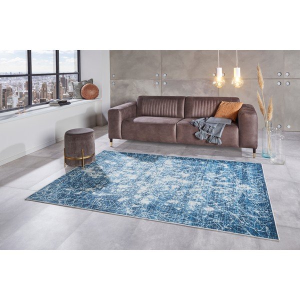 Plavi tepih 150x80 cm - Ragami-image-1