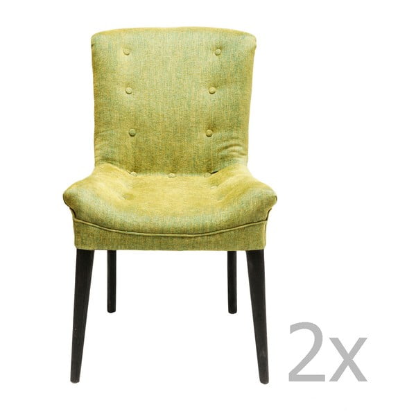 Set od 2 tamnozelene blagovaonske stolice Kare Design Stay