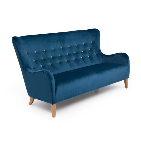 Plava sofa Max Winzer Medina, 190 cm