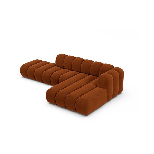 Narančasta kutna garnitura (s desnim kutom) Lupine – Micadoni Home-image-2