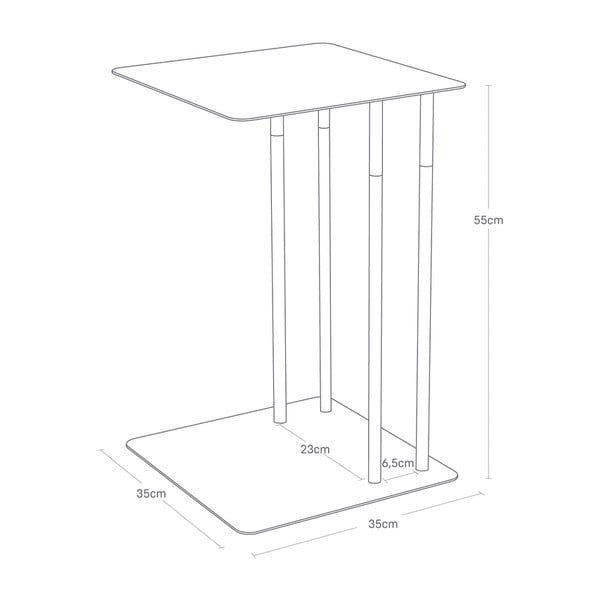 Pomoćni stol 35x35 cm Plain – YAMAZAKI-image-4