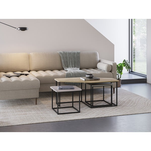 Stolići za kavu u setu 3 kom 60x111,5 cm Zoya – Marckeric-image-1