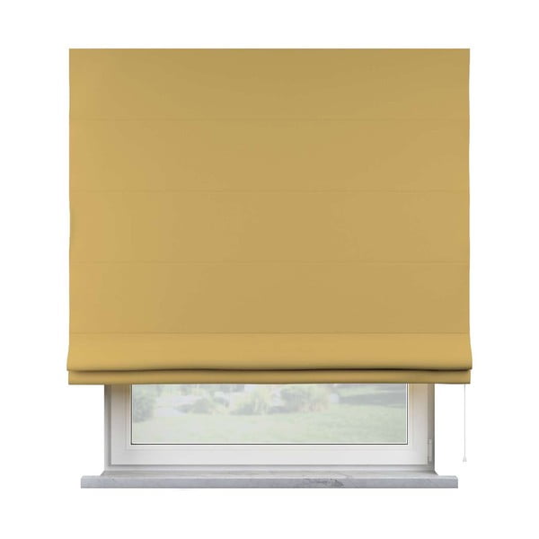 Žuti rimski zastor 170x160 cm Cotton Story - Yellow Tipi