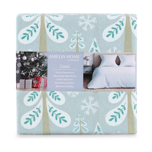 Posteljina od flanela AmeliaHome Snuggy Lumi, 200 x 220 cm-image-4