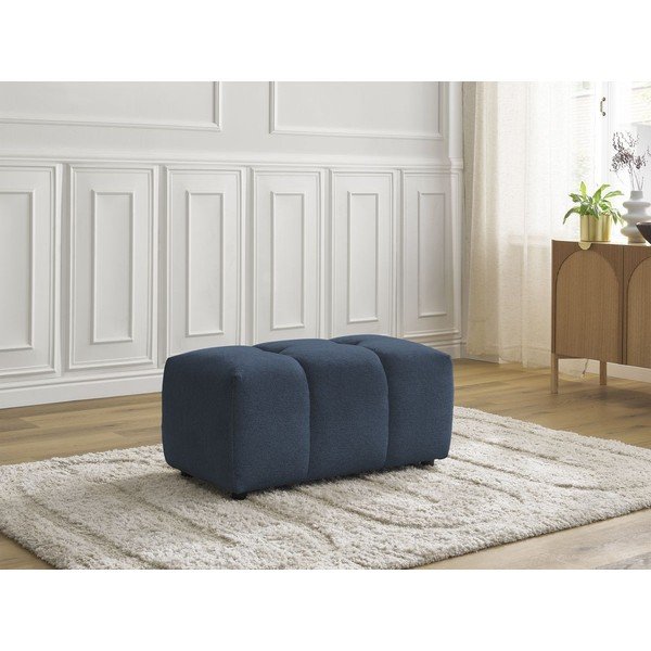 Plavi tabure od šenila Roxelane – Bobochic Paris-image-1