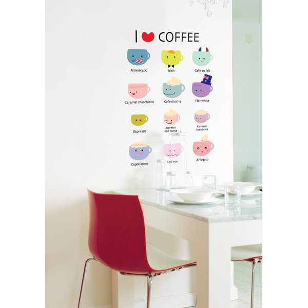 Set naljepnica AmbianceI Love Coffee-image-1