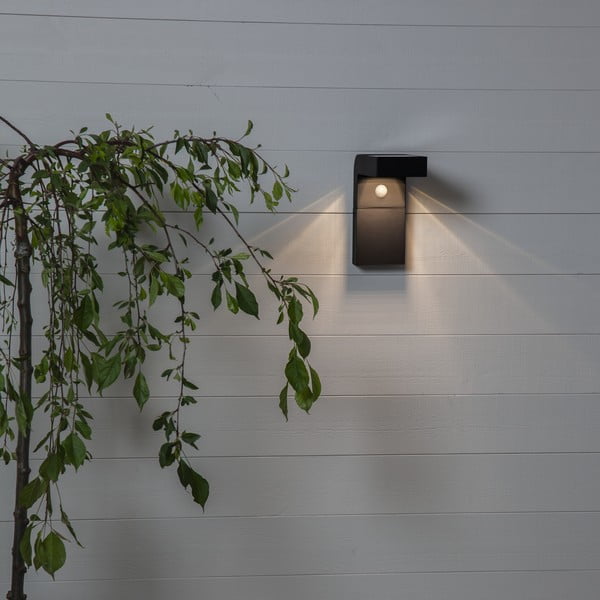 Solarna LED zidna svjetiljka Star Trading Vici, 9 x 20 cm