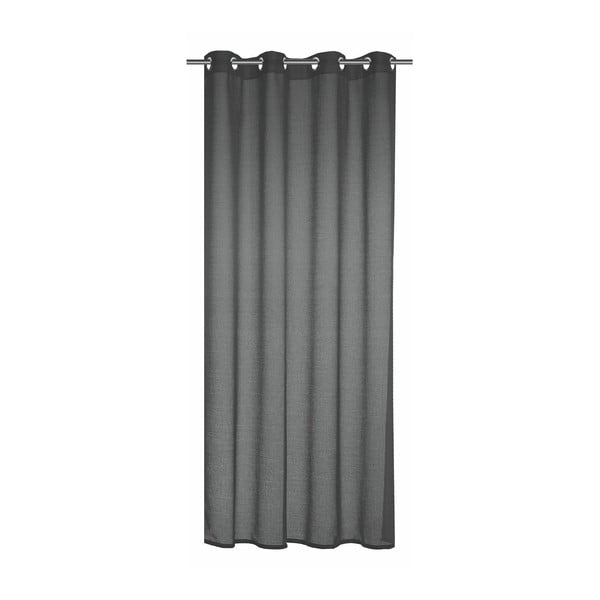 Antracitno siva zavjesa 140x245 cm Struktura Uni – Sehlbach