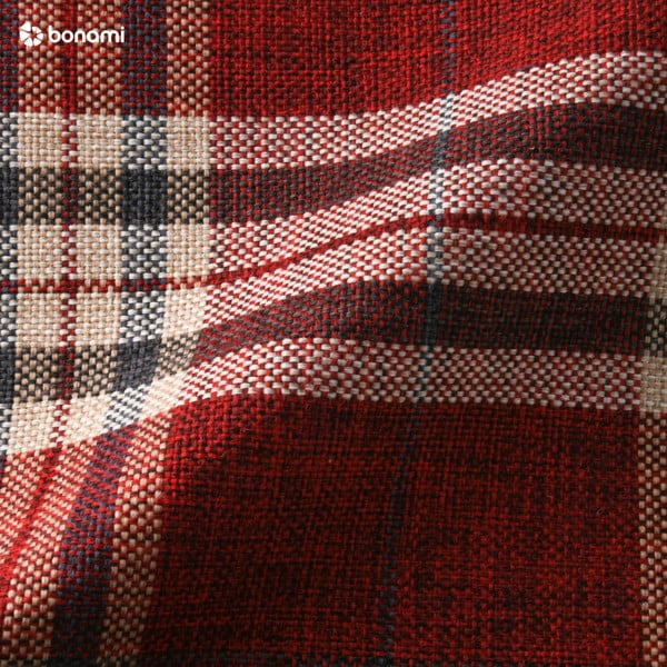 Crveni karirani naslonjač Max Winzer Lorris-image-1