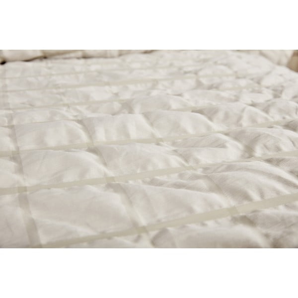 Bež posteljina za krevet za jednu osobu od krepa 140x200 cm Naomi – My House-image-1