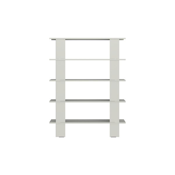 Svijetlo siva metalna biblioteka 120x156x37 cm Hes – noo.ma-image-3