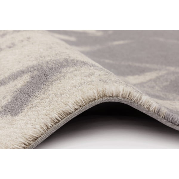 Sivi vuneni tepih 133x180 cm Monstera – Agnella-image-2
