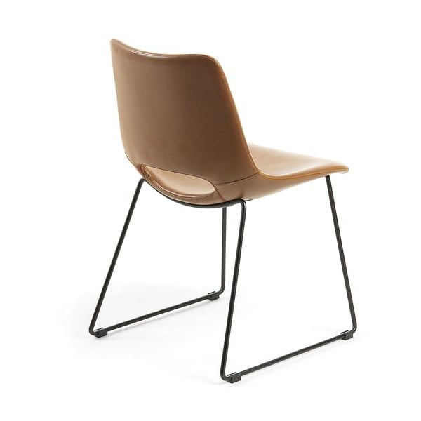 Smeđa blagovaonska stolica Kave Home Zahara-image-4