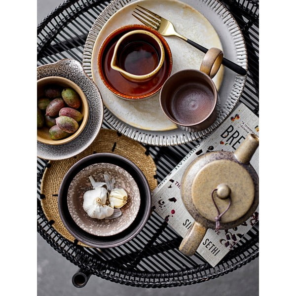 Sivo-bijela keramička posuda Bloomingville Thea, ø 16,5 cm-image-4