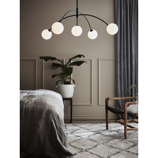 Crna viseća svjetiljka Markslöjd Heaven, ø 117 cm