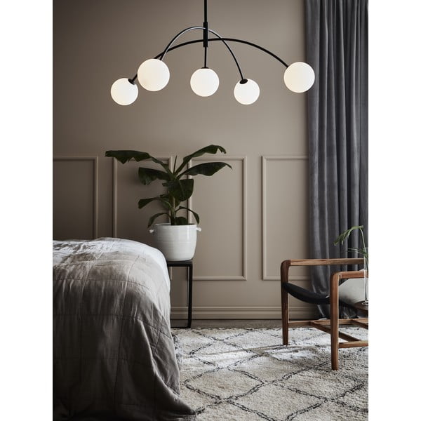 Crna viseća svjetiljka Markslöjd Heaven, ø 117 cm-image-1