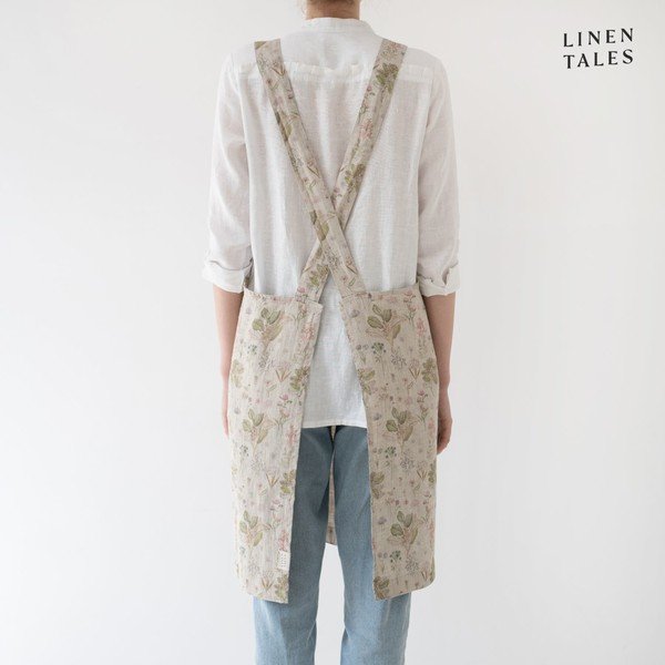 Lanena pregača Crossback - Linen Tales-image-2