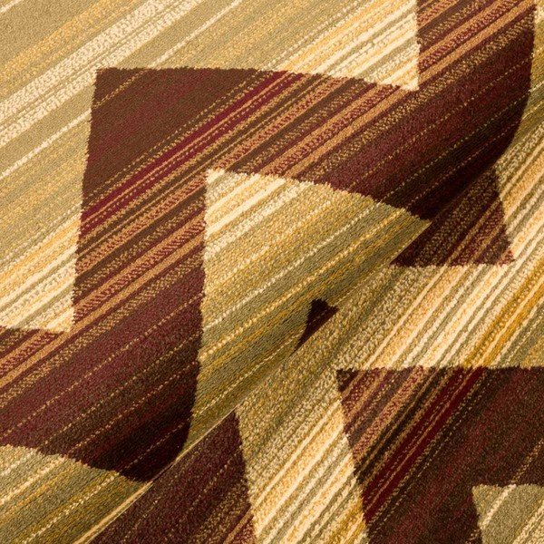 Smeđi izuzetno izdržljivi tepih Floorita Inspiration Zig Zag Duro, 165 x 235 cm-image-1