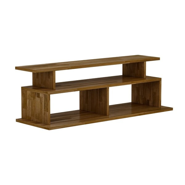 Smeđi TV stol od borovine 110x40 cm Ella - Kalune Design