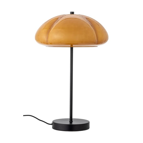 Oker žuta stolna lampa sa staklenim sjenilom (visina 46,5 cm) Kinoko – Bloomingville