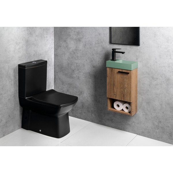 Mentol zeleni betonski umivaonik za WC 31x17 cm Piccolino – Sapho-image-4