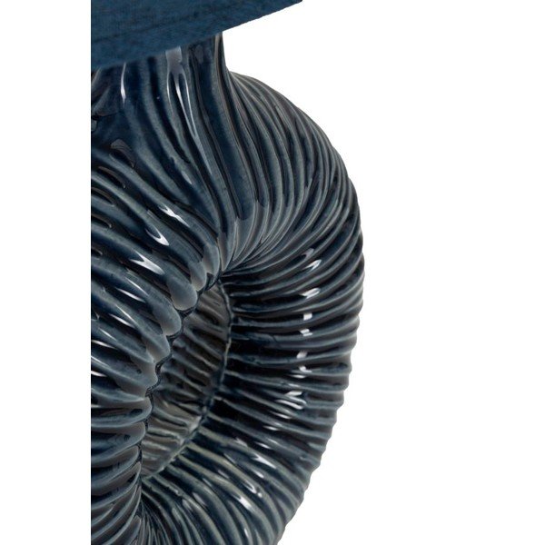 Plava stolna lampa keramička s tekstilnim sjenilom (visina 43 cm) Seta – Mauro Ferretti-image-3