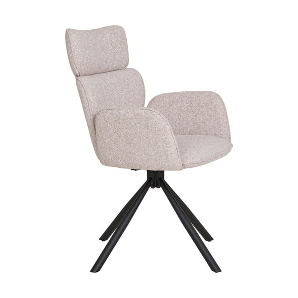 Bež podstavljene blagovaonske stolice u setu s naslonima za ruke 2 kom Cordoba – House Nordic-image-3