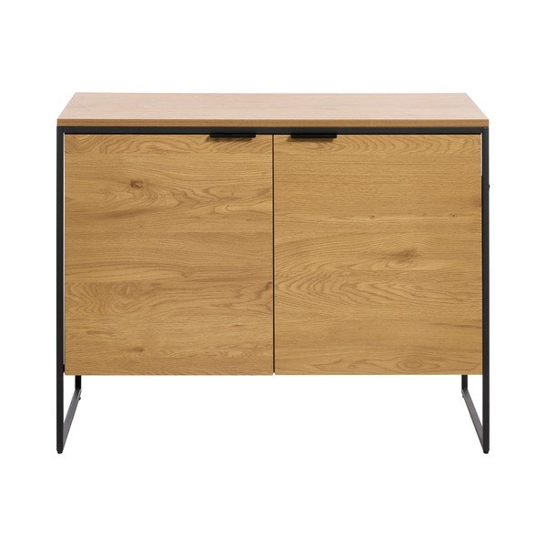 Komoda u dekoru hrasta u prirodnoj boji 104,5x80x45 cm Cesura – Unique Furniture