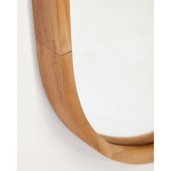 Zidno ogledalo s okvirom od masivnog drveta 45x95 cm Magda – Kave Home-image-1