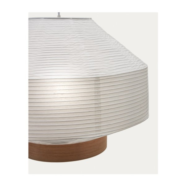 Bijelo sjenilo ø 55 cm Hila – Kave Home-image-3