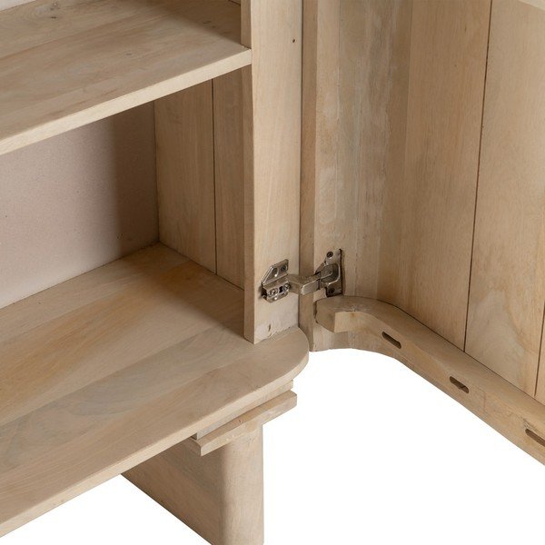 Ormarić od masivnog manga u prirodnoj boji 90x138 cm Batel – Ixia-image-4