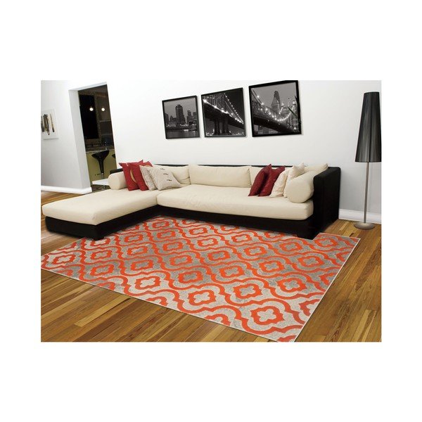 Narančasti tepih Webtappeti Evergreen, 92 x 152 cm-image-2