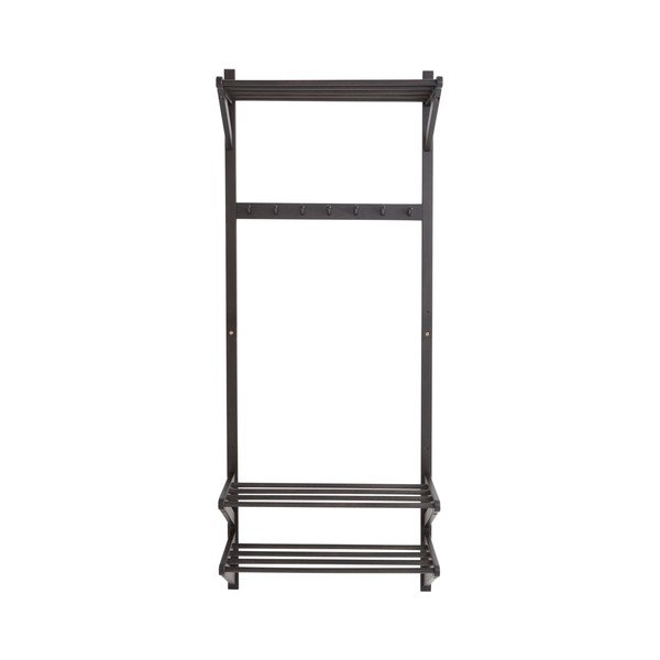 Crni set za hodnik od masivnog bora 75x190x32 cm Cole – Jotex-image-2