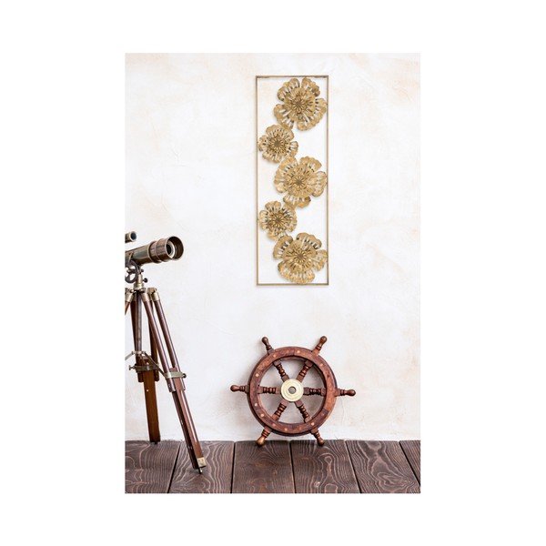 Željezni zidni ukras u zlatnoj boji Mauro Ferretti Luxy Natura-image-2