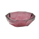 Ružičasta zdjela od recikliranog stakla Mauro Ferretti Leaf, Ø 25 cm