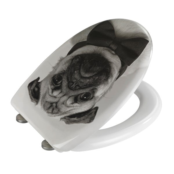 WC sjedalo s lakim zatvaranjem Pugy Wenkoo, 45 x 38 cm-image-1